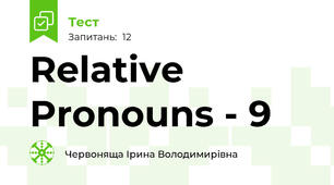 Relative Pronouns - 9 