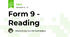 Form 9 - Reading