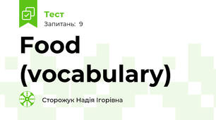 Food (vocabulary)