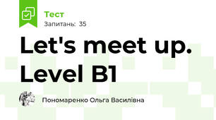 Let's meet up. Level B1