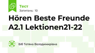Hören Beste Freunde A2.1 Lektionen21-22