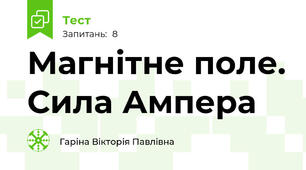 Магнітне поле. Сила Ампера