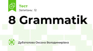 8 Grammatik 