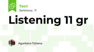 Listening 11 gr 