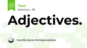 Adjectives.