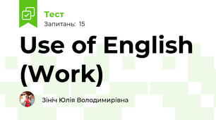 Use of English (Work)