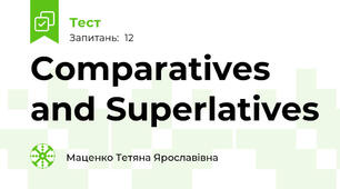 Comparatives and Superlatives