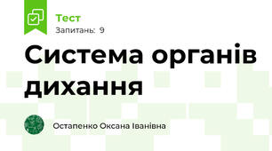 Система органів дихання