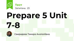 Prepare 5 Unit 7-8