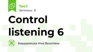 Control listening 6