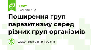 Поширення груп паразитизму серед різних груп організмів