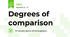 Degrees of comparison