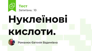 Нуклеїнові кислоти.