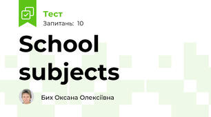 School subjects