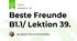 Beste Freunde B1.1/ Lektion 39.