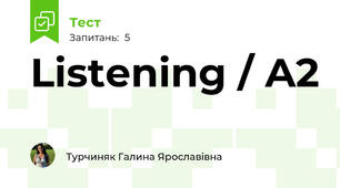  Listening / A2