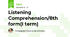Listening Comprehension/8th form(I term)