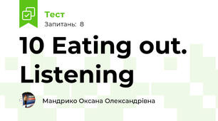 10 Eating out. Listening