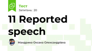 11 Reported speech