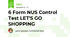 6 Form NUS Control Test LET'S GO SHOPPING