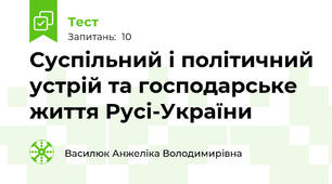 Суспільний і політичний устрій та господарське життя Русі-України