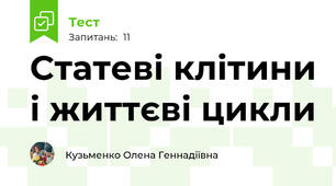 Статеві клітини і життєві цикли