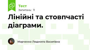 Лінійні та стовпчасті діаграми.