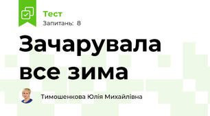 Зачарувала все зима