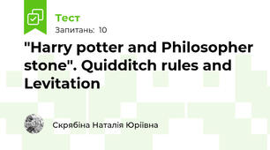 "Harry potter and Philosopher stone". Quidditch rules and Levitation