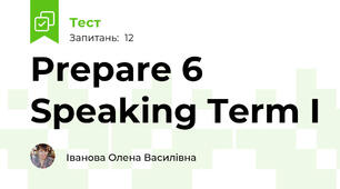 Prepare 6 Speaking Term I  