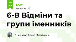 6-В Відміни та групи іменників