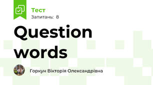 Question words