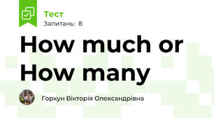 How much or How many