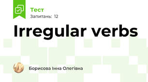 Irregular verbs