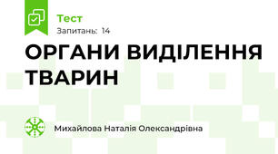 ОРГАНИ ВИДІЛЕННЯ ТВАРИН