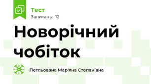 Новорічний чобіток