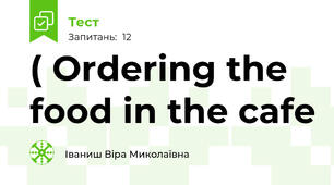 ( Ordering the food in the cafe