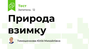 Природа взимку