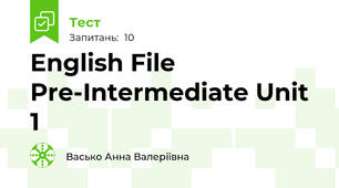English File Pre-Intermediate Unit 1