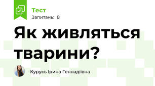 Як живляться тварини?