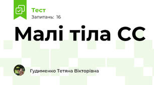 Малі тіла СС