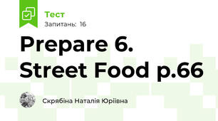 Prepare 6. Street Food p.66