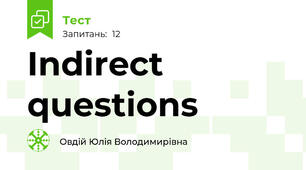 Indirect questions