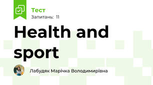 Health and sport