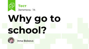 Why go to school?