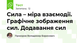 Сила – міра взаємодії. Графічне зображення сил. Додавання сил