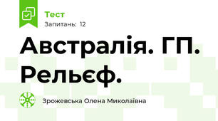 Австралія. ГП. Рельєф.