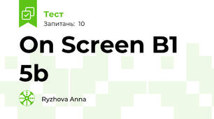 On Screen B1  5b