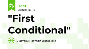 "First Conditional"