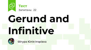 Gerund and Infinitive